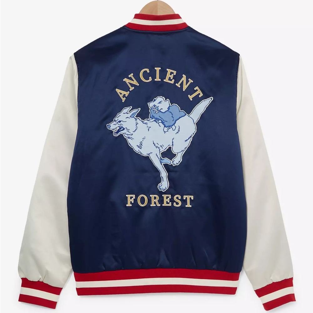 Unisex Studio Ghibli Princess Mononoke Patch Bomber Jacket‎ - BoxLunch Exclusive